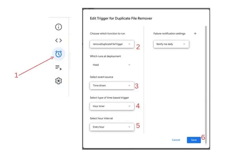  Findtrigger in google app script